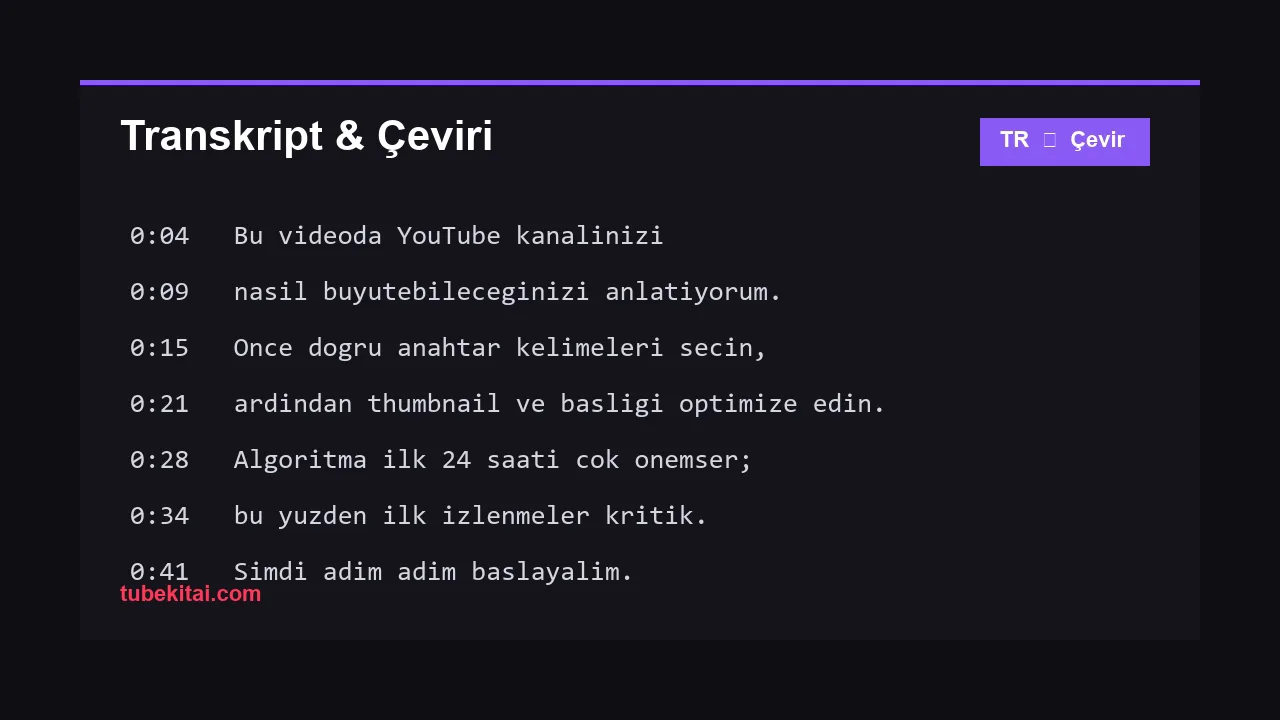 Transcript & Translation