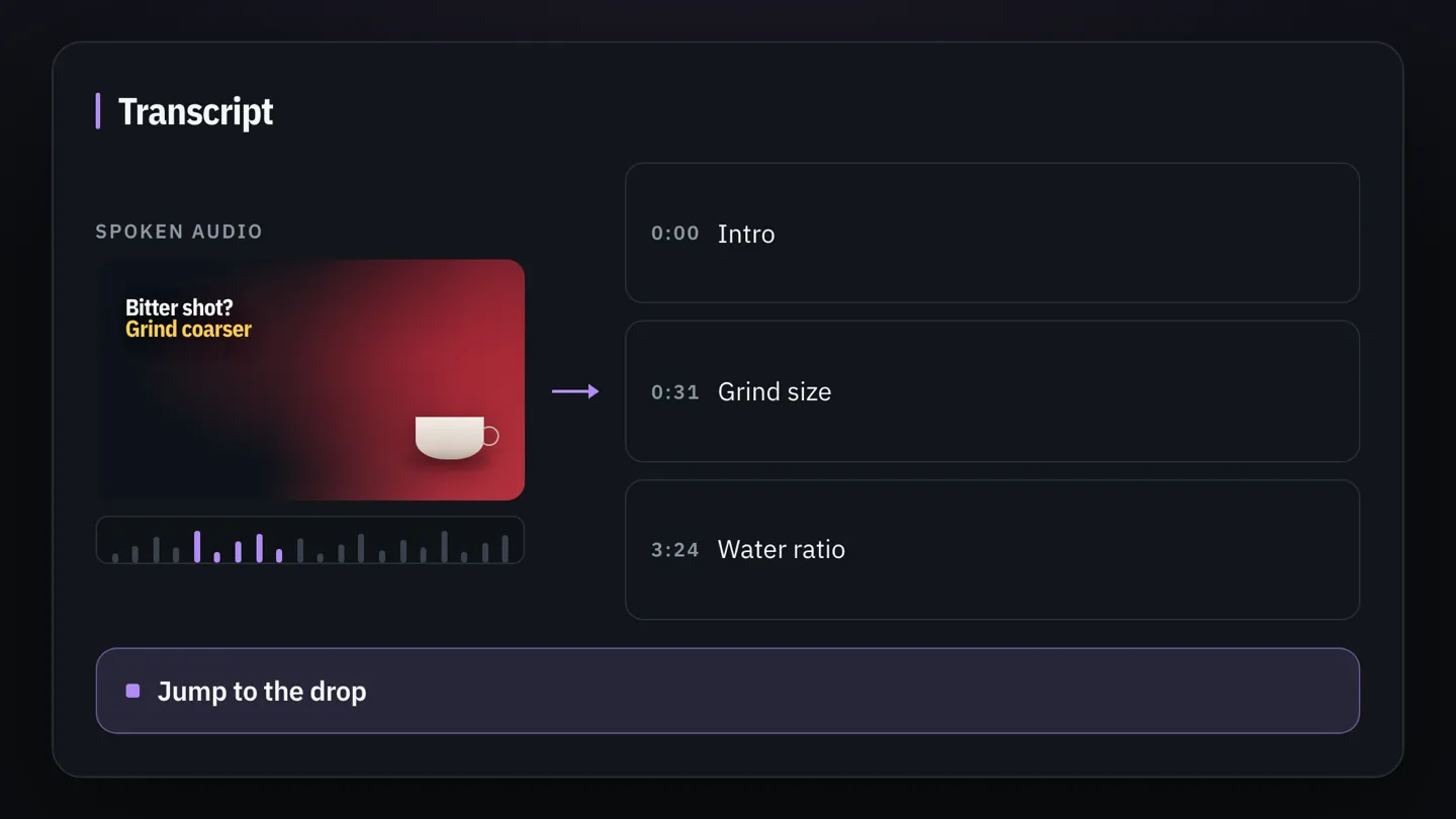 Transcript & Translation — Read any YouTube video's transcript with timestamps and translate it into 16+ languages for free. Read an English video in your language. Works via the extension.